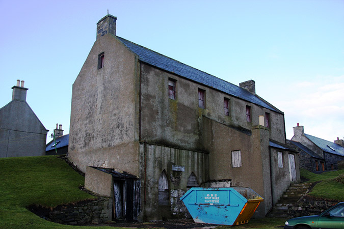 Salmon House: main elevation before works.