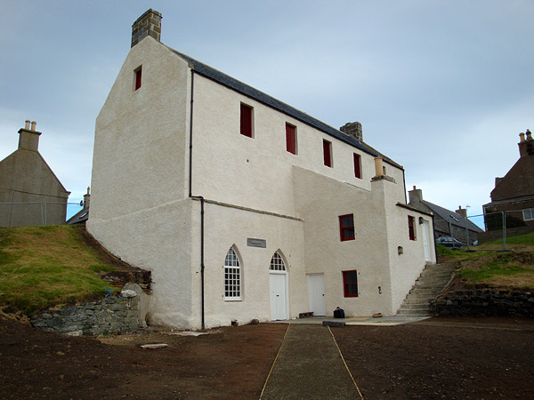 Salmon House: main elevation after works.