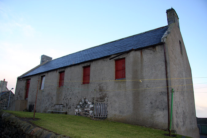 Salmon House: rear elevation before works.