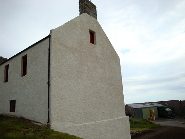 Salmon House: rear elevation after works.