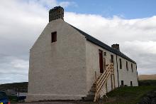 Salmon House: rear elevation after works.