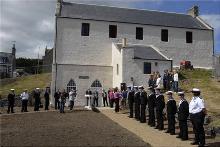 Salmon House: opening ceremony.