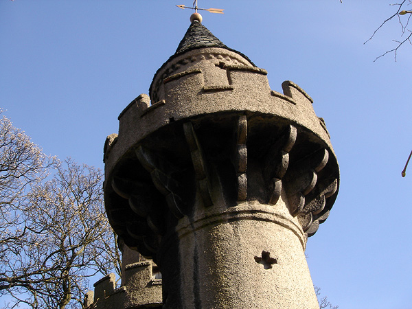 Powis gate towers: before works.