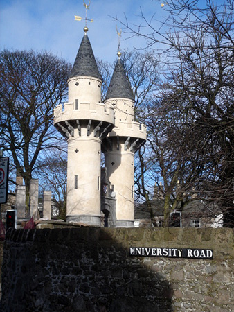 Powis gate towers: after works.