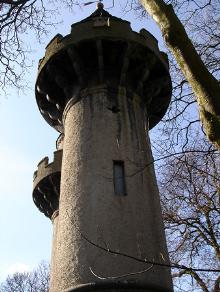 Powis gate towers: before works.