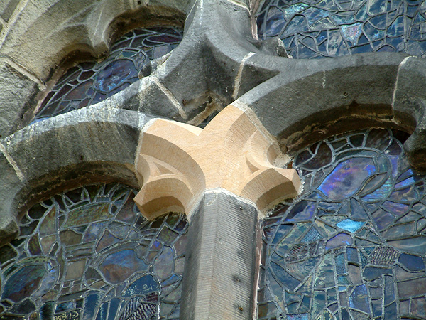 Detail of replaced tracery.