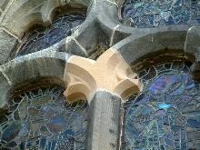 Detail of replaced tracery.