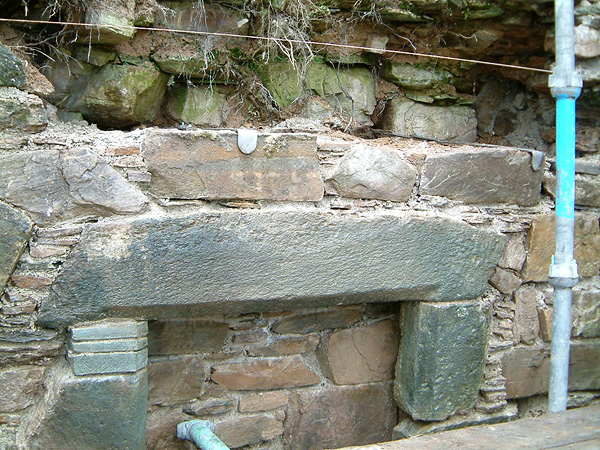 During works: masonry rebuild.