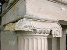 Ionic capitals: before works.