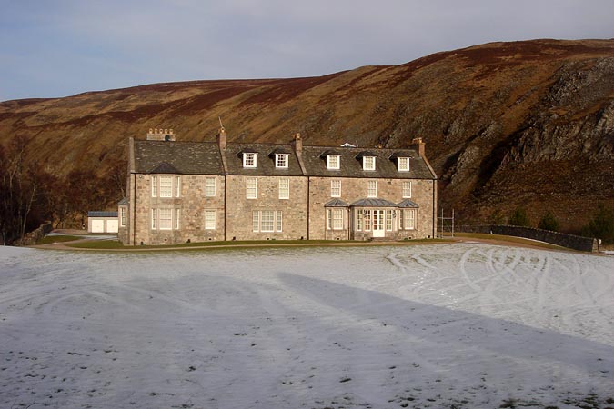 Inchrory Lodge: after works.