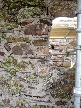 Window masonry consolidation and repair.