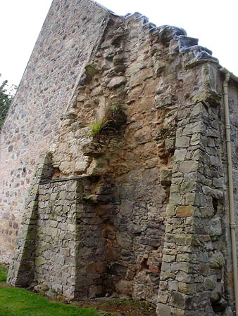 Completed works: gable abutments.