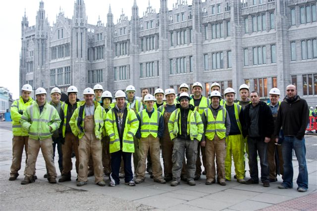 Topping out ceremony 17th February 2011