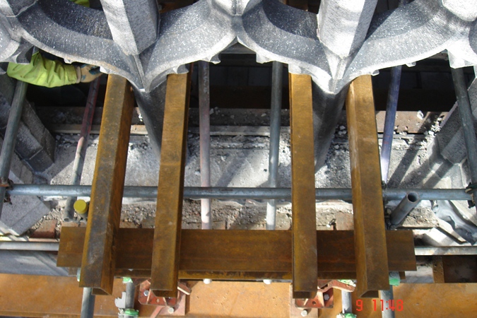 Structural steel formwork