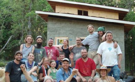 Andrew Morrison’s Straw Bale Course, Oregon, USA.