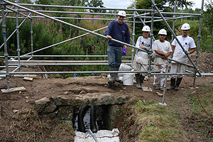 Maltese Students working on Moses Well Bridge